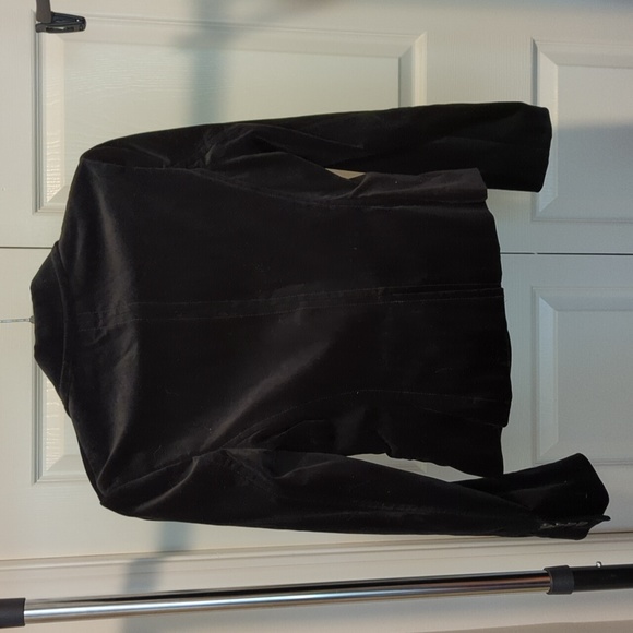 Express Design Studio black velvet blazer jacket - Picture 4 of 4